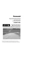 Panasonic CQRG153U - AUTO RADIO/CASSETTE Operating Instructions Manual preview