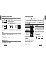 Предварительный просмотр 10 страницы Panasonic CQRG153U - AUTO RADIO/CASSETTE Operating Instructions Manual