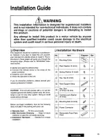 Preview for 15 page of Panasonic CQRX65EU - AUTO RADIO/CASSETTE Operating Instructions Manual