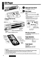 Предварительный просмотр 16 страницы Panasonic CQSRX7000U - SD CAR AUDIO Operating Instructions Manual