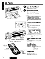 Предварительный просмотр 18 страницы Panasonic CQSRX7000U - SD CAR AUDIO Operating Instructions Manual