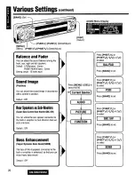 Предварительный просмотр 26 страницы Panasonic CQSRX7000U - SD CAR AUDIO Operating Instructions Manual