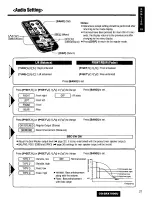 Предварительный просмотр 27 страницы Panasonic CQSRX7000U - SD CAR AUDIO Operating Instructions Manual