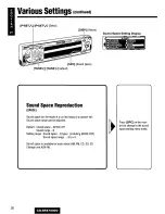 Предварительный просмотр 30 страницы Panasonic CQSRX7000U - SD CAR AUDIO Operating Instructions Manual