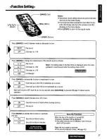 Предварительный просмотр 37 страницы Panasonic CQSRX7000U - SD CAR AUDIO Operating Instructions Manual