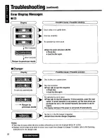 Предварительный просмотр 52 страницы Panasonic CQSRX7000U - SD CAR AUDIO Operating Instructions Manual