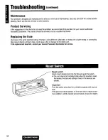 Предварительный просмотр 54 страницы Panasonic CQSRX7000U - SD CAR AUDIO Operating Instructions Manual