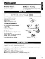 Предварительный просмотр 55 страницы Panasonic CQSRX7000U - SD CAR AUDIO Operating Instructions Manual