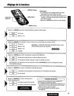 Предварительный просмотр 85 страницы Panasonic CQSRX7000U - SD CAR AUDIO Operating Instructions Manual