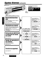 Предварительный просмотр 132 страницы Panasonic CQSRX7000U - SD CAR AUDIO Operating Instructions Manual