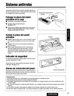 Предварительный просмотр 141 страницы Panasonic CQSRX7000U - SD CAR AUDIO Operating Instructions Manual