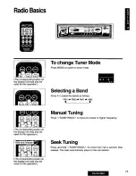 Preview for 15 page of Panasonic CQVA70EU - CAR AUDIO/VIDEO SYS Operating Instructions Manual