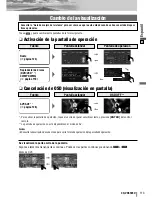 Предварительный просмотр 13 страницы Panasonic CQVD6505U - IN-DASH DVD MONITOR Instrucciones De Operación