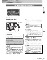 Предварительный просмотр 17 страницы Panasonic CQVD6505U - IN-DASH DVD MONITOR Instrucciones De Operación