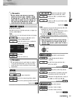 Предварительный просмотр 31 страницы Panasonic CQVD6505U - IN-DASH DVD MONITOR Instrucciones De Operación