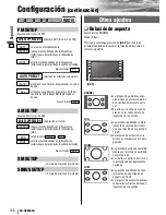 Предварительный просмотр 38 страницы Panasonic CQVD6505U - IN-DASH DVD MONITOR Instrucciones De Operación