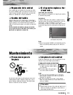 Предварительный просмотр 45 страницы Panasonic CQVD6505U - IN-DASH DVD MONITOR Instrucciones De Operación