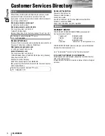 Preview for 6 page of Panasonic CQVD6505U - IN-DASH DVD MONITOR Operating Instructions Manual