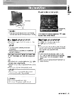 Предварительный просмотр 21 страницы Panasonic CQVD7001U - CAR A/V DVD NAV Operating Instructions Manual