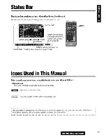 Preview for 27 page of Panasonic CQVD7500U - CAR A/V DVD NAV Operating Instructions Manual