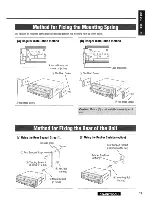 Preview for 107 page of Panasonic CQVD7500U - CAR A/V DVD NAV Operating Instructions Manual