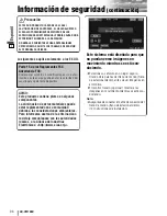 Предварительный просмотр 4 страницы Panasonic CQVW100U - Car Audio - In-Dash DVD Receiver Manual De Instrucciones