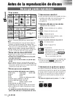 Предварительный просмотр 16 страницы Panasonic CQVW100U - Car Audio - In-Dash DVD Receiver Manual De Instrucciones