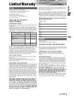 Preview for 7 page of Panasonic CQVW100U - Car Audio - In-Dash DVD Receiver Operating Instructions Manual