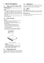 Предварительный просмотр 2 страницы Panasonic CQVW100U - Car Audio - In-Dash DVD Receiver Service Manual