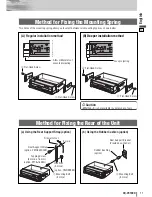 Preview for 11 page of Panasonic CQVX100U - Car Audio - DVD Receiver Installation Instructions Manual