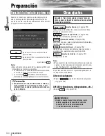 Preview for 8 page of Panasonic CQVX100U - Car Audio - DVD Receiver Manual De Instrucciones
