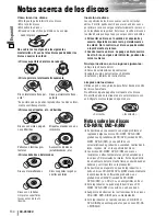 Preview for 42 page of Panasonic CQVX100U - Car Audio - DVD Receiver Manual De Instrucciones