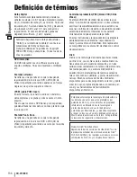 Preview for 44 page of Panasonic CQVX100U - Car Audio - DVD Receiver Manual De Instrucciones