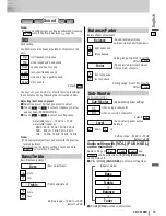 Preview for 35 page of Panasonic CQVX100U - Car Audio - DVD Receiver Operating Instructions Manual