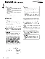 Preview for 56 page of Panasonic CQVX100U - Car Audio - DVD Receiver Operating Instructions Manual