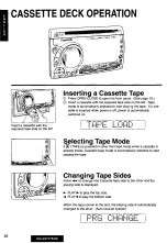 Предварительный просмотр 26 страницы Panasonic CQVX777EUC - CD/CAS RECEIVER WITH Operating Instructions Manual