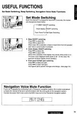 Предварительный просмотр 39 страницы Panasonic CQVX777EUC - CD/CAS RECEIVER WITH Operating Instructions Manual