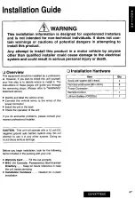 Предварительный просмотр 47 страницы Panasonic CQVX777EUC - CD/CAS RECEIVER WITH Operating Instructions Manual