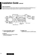 Предварительный просмотр 54 страницы Panasonic CQVX777EUC - CD/CAS RECEIVER WITH Operating Instructions Manual