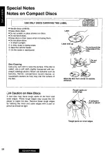 Предварительный просмотр 58 страницы Panasonic CQVX777EUC - CD/CAS RECEIVER WITH Operating Instructions Manual