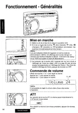 Предварительный просмотр 62 страницы Panasonic CQVX777EUC - CD/CAS RECEIVER WITH Operating Instructions Manual