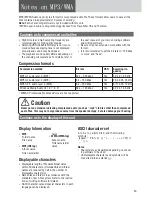 Preview for 49 page of Panasonic CR-SM4208U Operating Instructions Manual