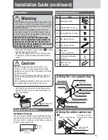 Preview for 53 page of Panasonic CR-SM4208U Operating Instructions Manual