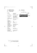 Предварительный просмотр 3 страницы Panasonic CR-W405U Service Manual