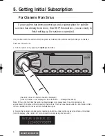 Предварительный просмотр 9 страницы Panasonic CRSRF100 - CAR SIRIUS SATELITE Operating Instructions Manual