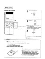 Preview for 7 page of Panasonic CS-1873KR Operating Instructions Manual