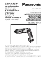 Panasonic cs-903ke Operating Instructions Manual предпросмотр