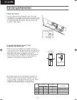 Предварительный просмотр 21 страницы Panasonic CS-A120TE Service Manual