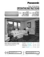 Panasonic CS-A125KE Operating Instructions Manual preview