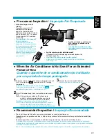 Preview for 24 page of Panasonic CS-A125KE Operating Instructions Manual